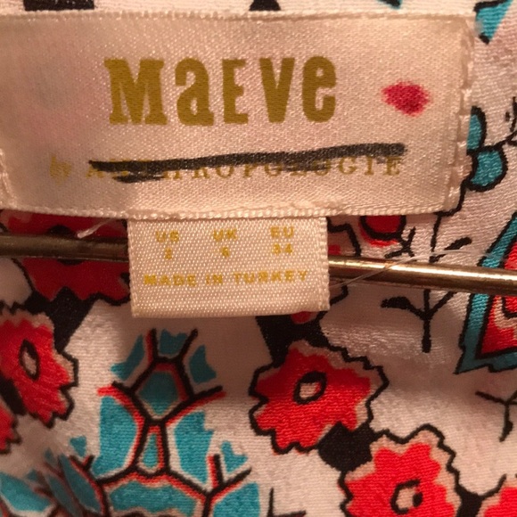 SALE New Anthropologie Praslin Printed dress sz 2 - Picture 6 of 8